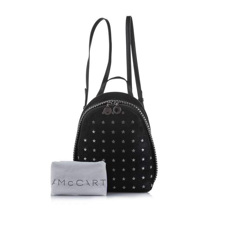 Pre Owned Stella McCartney Black Fabric Backpack
