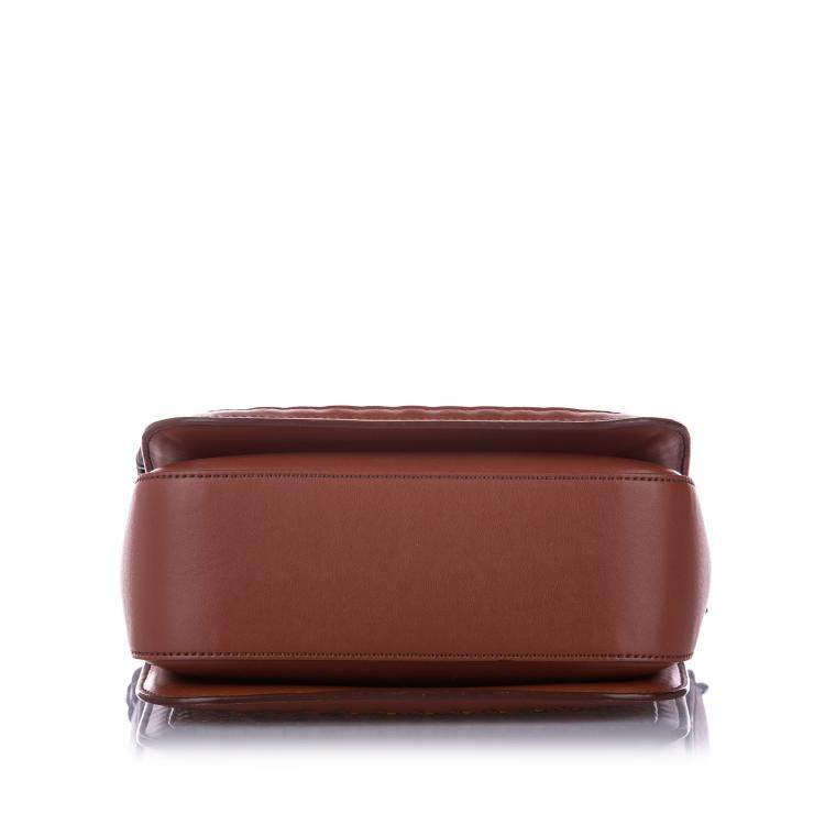 Pre Owned Stella McCartney Caramel/brown Falabella Box Wicker Basket Crossbody Bag