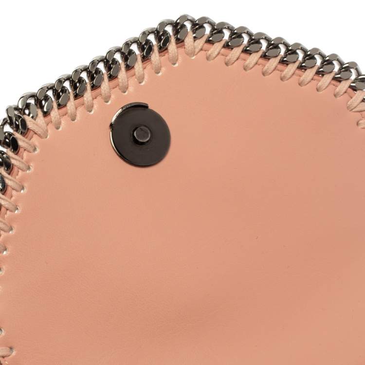 Pre Owned Stella McCartney Pink Faux Leather Mini Falabella Box Shoulder Bag