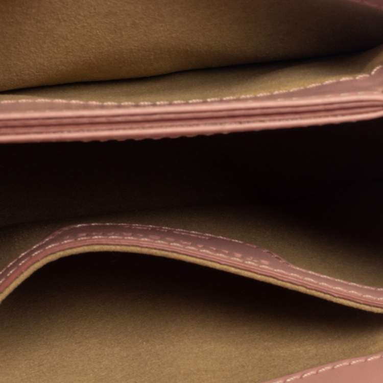 Pre Owned Stella McCartney Pink Faux Leather Mini Falabella Box Shoulder Bag