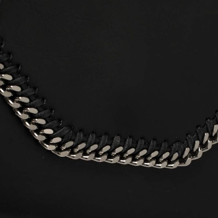 مملوكة مسبقًا Stella McCartney Black Faux Leather Mini Falabella Box Shoulder Bag