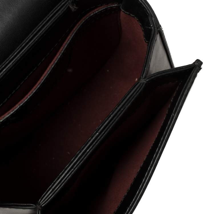مملوكة مسبقًا Stella McCartney Black Faux Leather Mini Falabella Box Shoulder Bag