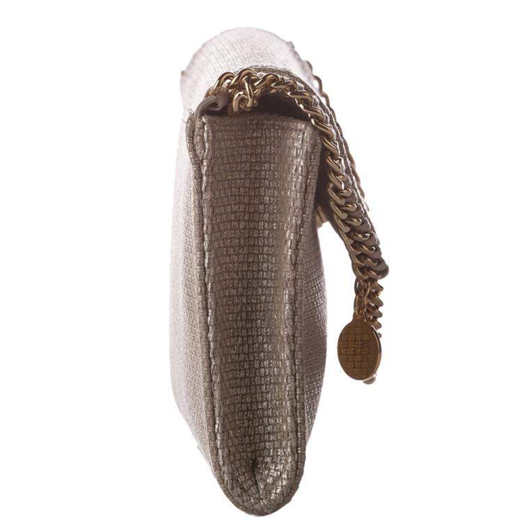 مملوكة مسبقًا Stella McCartney Brown Woven Canvas Falabella Crossbody Bag