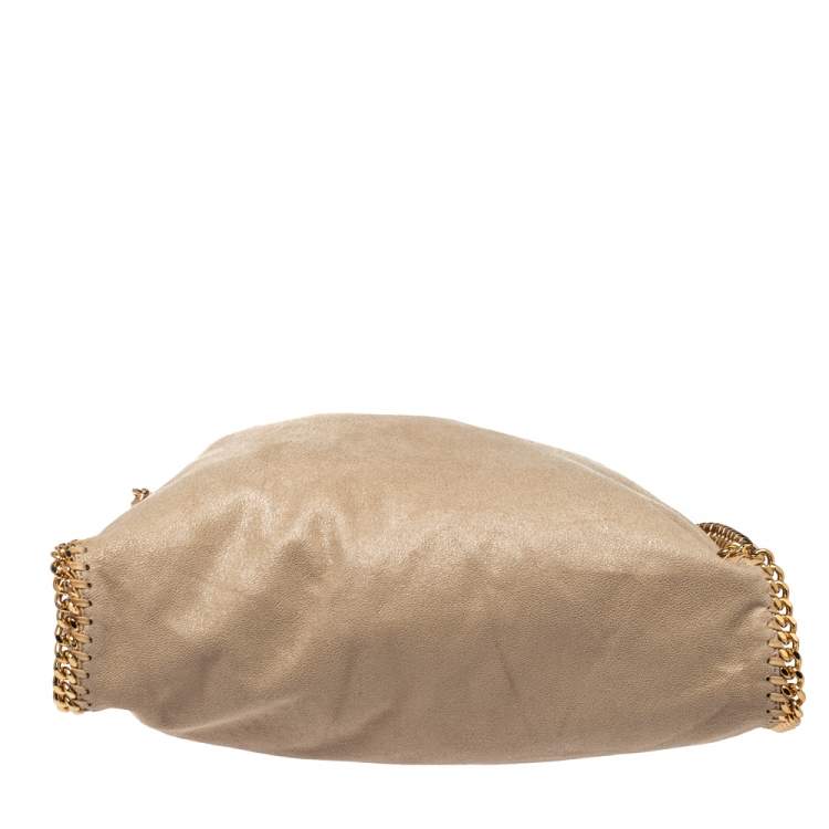 Pre Owned Stella McCartney Beige Faux Suede Small Falabella Tote