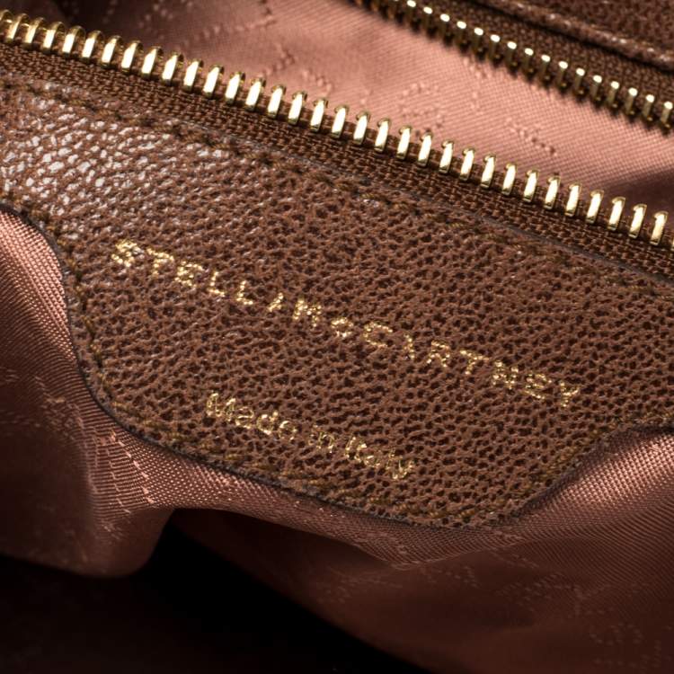 مملوكة مسبقًا Stella McCartney Brown Faux Suede Small Falabella Tote