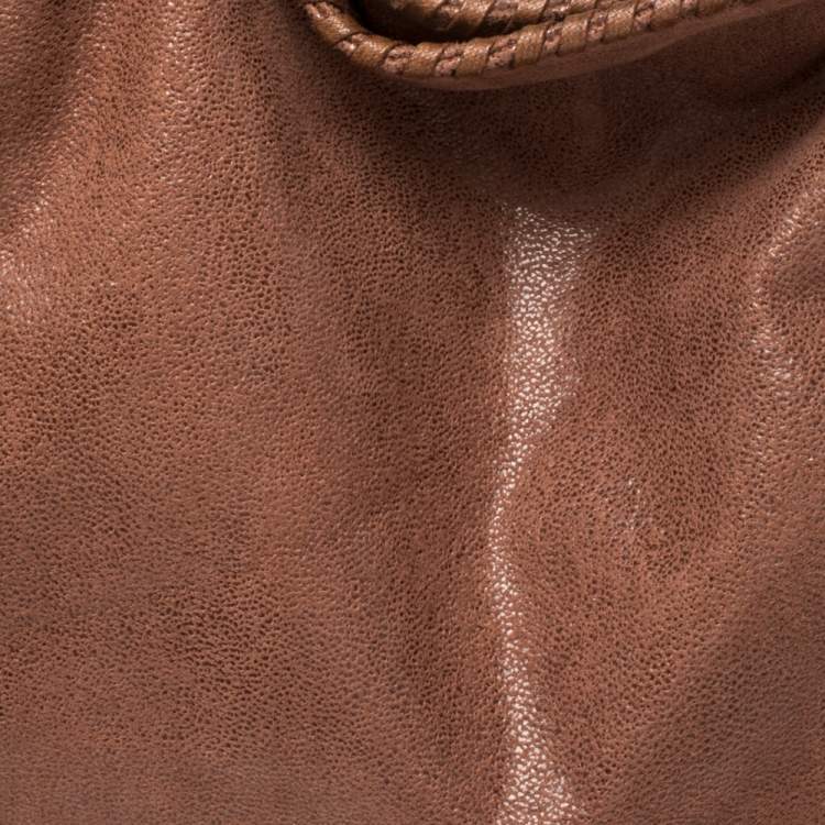مملوكة مسبقًا Stella McCartney Brown Faux Suede Small Falabella Tote