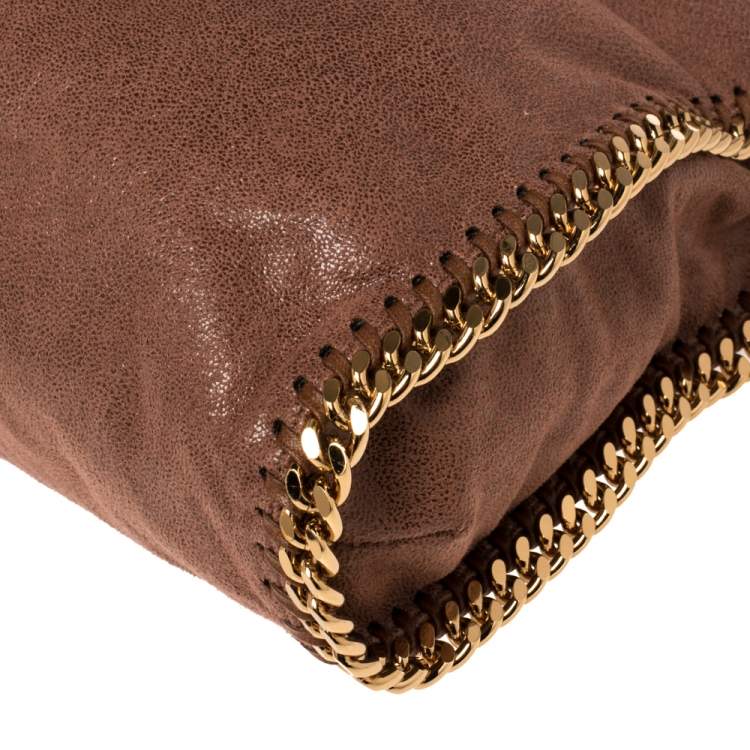 مملوكة مسبقًا Stella McCartney Brown Faux Suede Small Falabella Tote