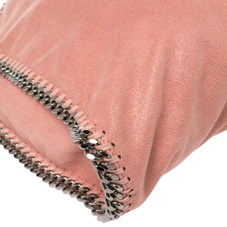 مملوكة مسبقًا Stella McCartney Light Pink Faux Leather Small Falabella Tote