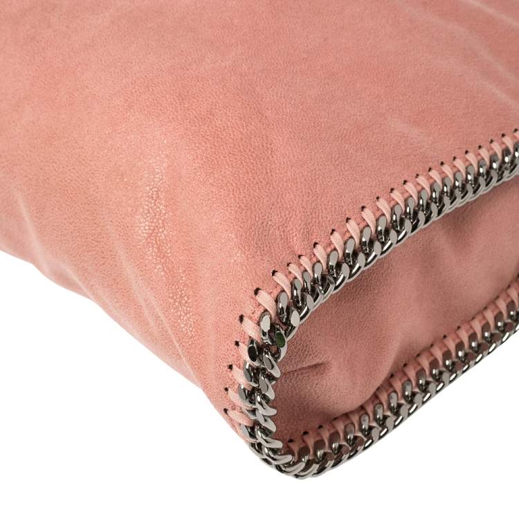 مملوكة مسبقًا Stella McCartney Light Pink Faux Leather Small Falabella Tote