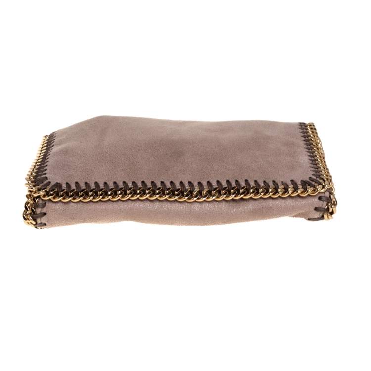 مملوكة مسبقًا Stella McCartney Dark Beige Faux Suede Falabella Crossbody Bag