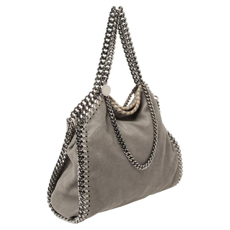 مملوكة مسبقًا Stella McCartney Grey Faux Leather Mini Falabella Tote