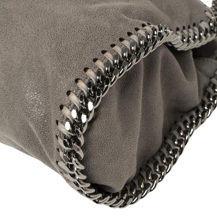 مملوكة مسبقًا Stella McCartney Grey Faux Leather Mini Falabella Tote