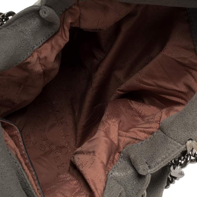 مملوكة مسبقًا Stella McCartney Grey Faux Leather Mini Falabella Tote