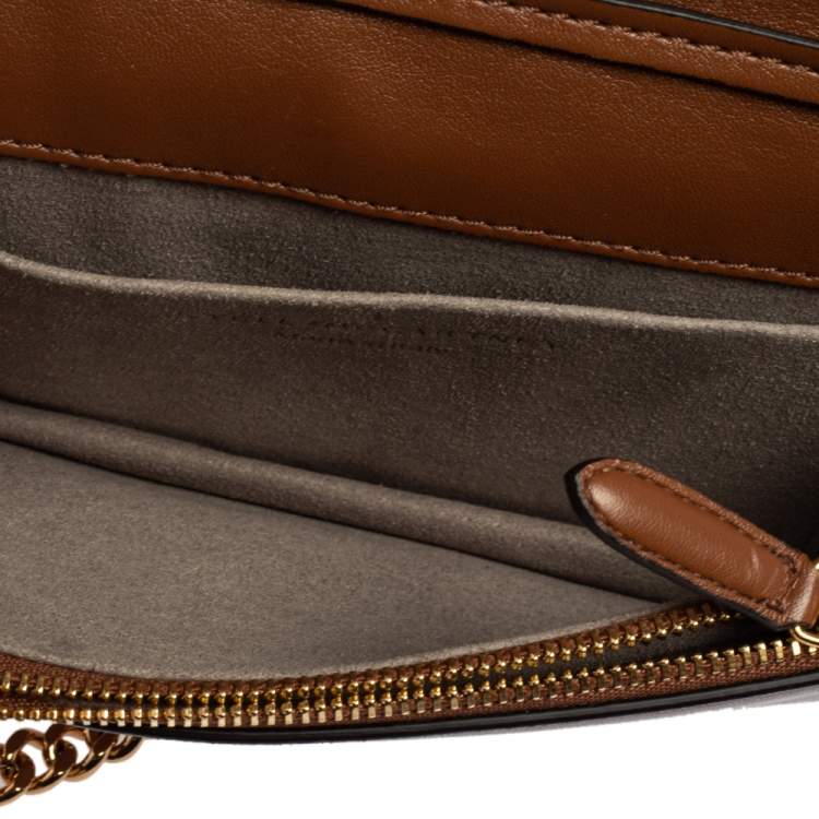 مملوكة مسبقًا Stella McCartney Brown Faux Leather Stella Star Crossbody Bag