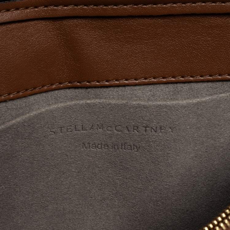 مملوكة مسبقًا Stella McCartney Brown Faux Leather Stella Star Crossbody Bag