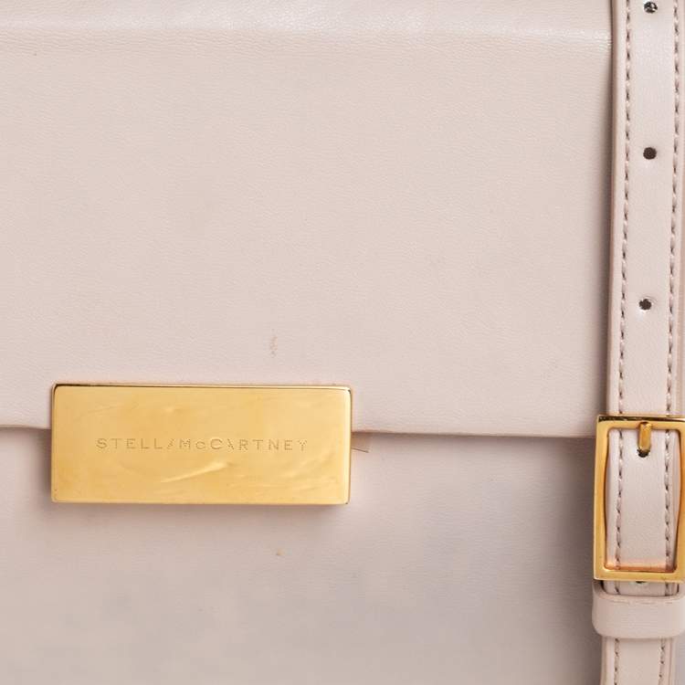 مملوكة مسبقًا Stella McCartney Beige Faux Leather Shoulder Bag