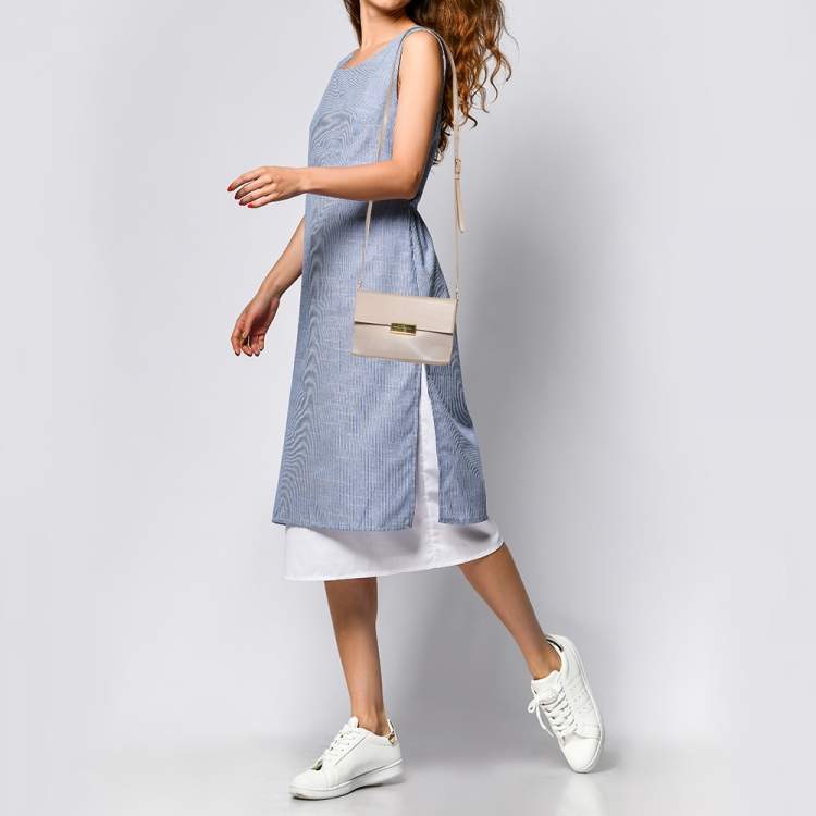 مملوكة مسبقًا Stella McCartney Beige Faux Leather Shoulder Bag