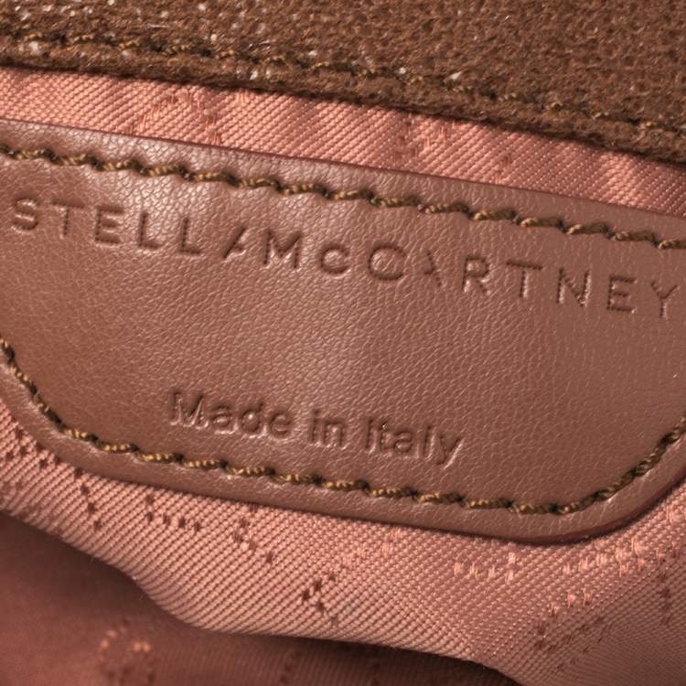 Pre Owned Stella McCartney Brown Faux Leather Mini Falabella Tote
