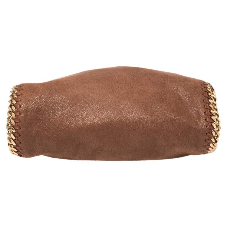 Pre Owned Stella McCartney Brown Faux Leather Mini Falabella Tote