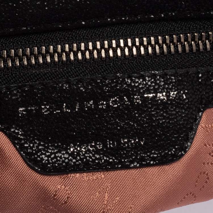 مملوكة مسبقًا Stella McCartney Black Faux Leather Small Falabella Tote