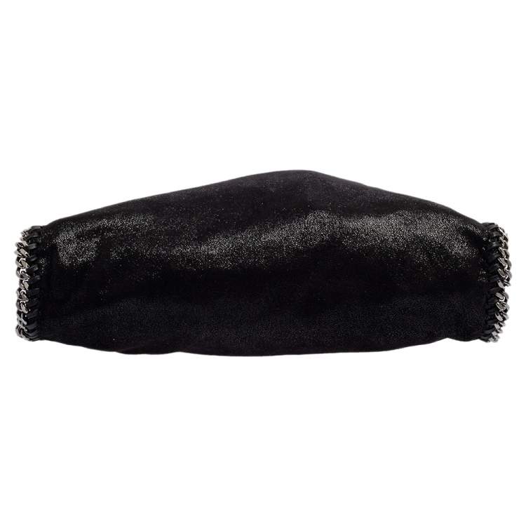 مملوكة مسبقًا Stella McCartney Black Faux Leather Small Falabella Tote