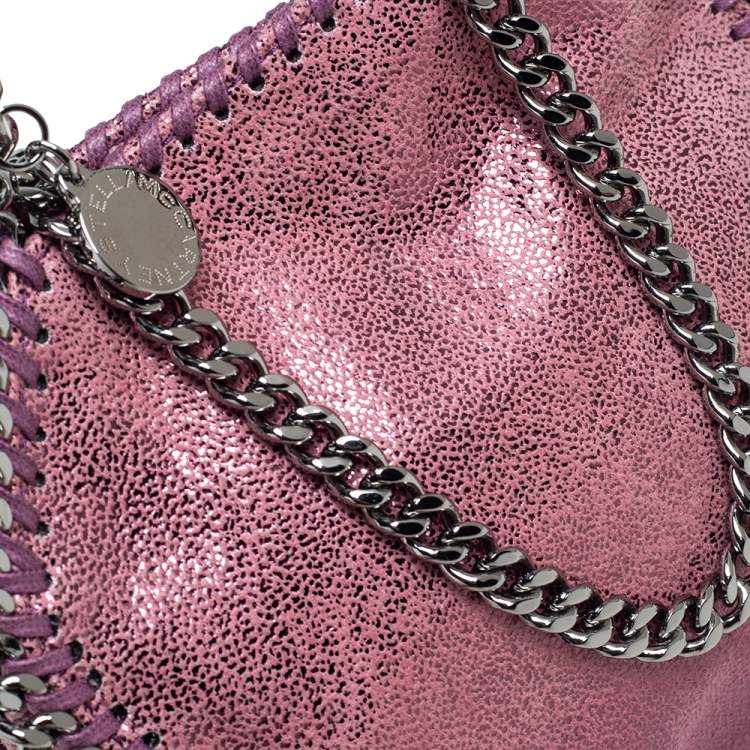 مملوكة مسبقًا Stella McCartney Purple Faux Leather Tiny Falabella Shoulder Bag