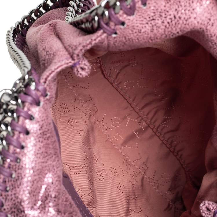 مملوكة مسبقًا Stella McCartney Purple Faux Leather Tiny Falabella Shoulder Bag