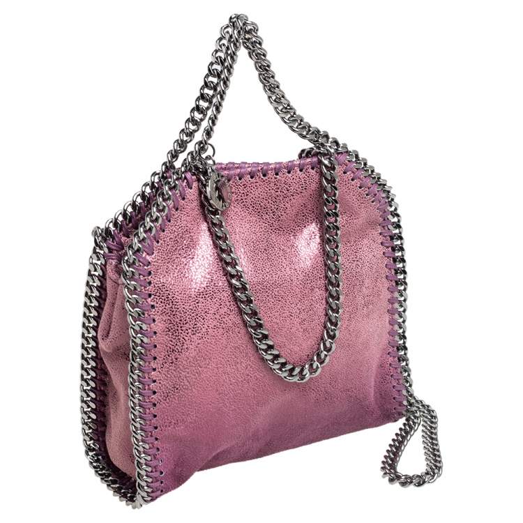 مملوكة مسبقًا Stella McCartney Purple Faux Leather Tiny Falabella Shoulder Bag