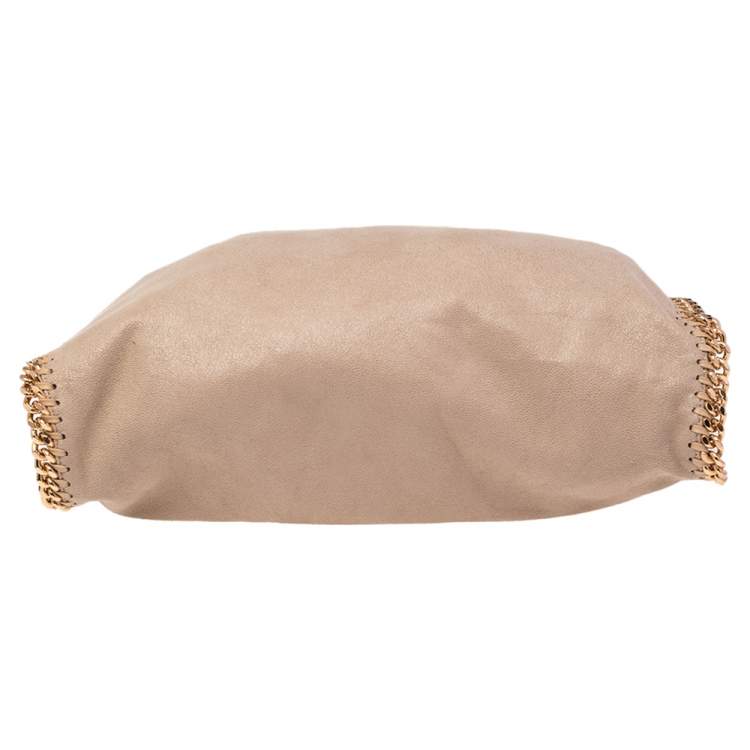 Pre Owned Stella McCartney Beige Faux Leather Small Falabella Tote