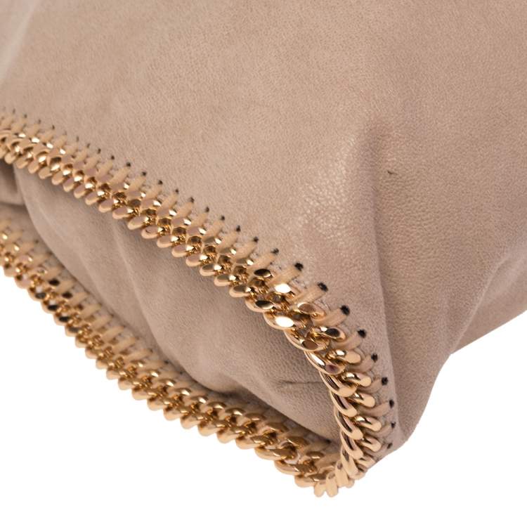 Pre Owned Stella McCartney Beige Faux Leather Small Falabella Tote