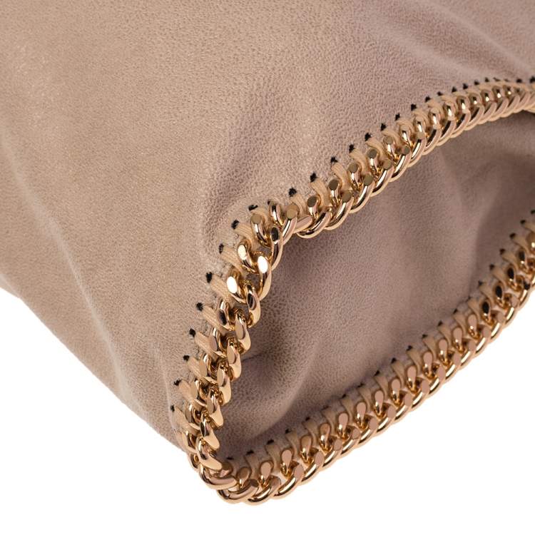 Pre Owned Stella McCartney Beige Faux Leather Small Falabella Tote