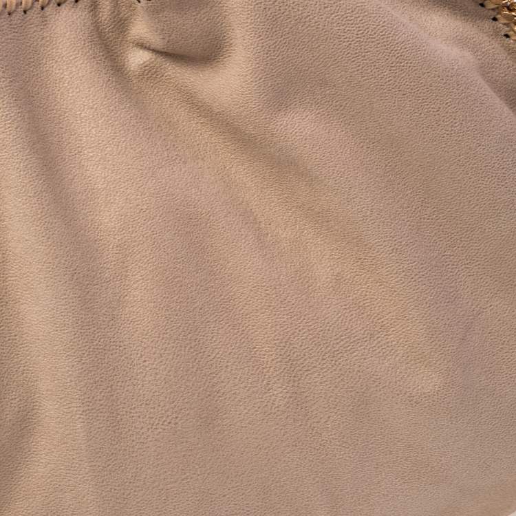 Pre Owned Stella McCartney Beige Faux Leather Small Falabella Tote