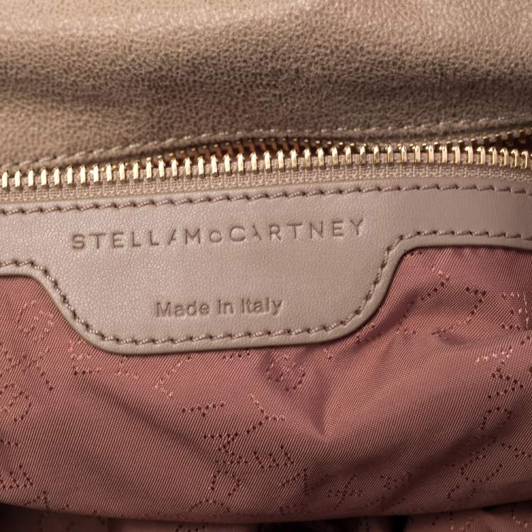 Pre Owned Stella McCartney Beige Faux Leather Small Falabella Tote