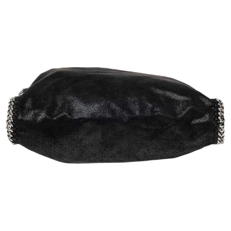 مملوكة مسبقًا Stella McCartney Black Faux Leather Small Falabella Tote