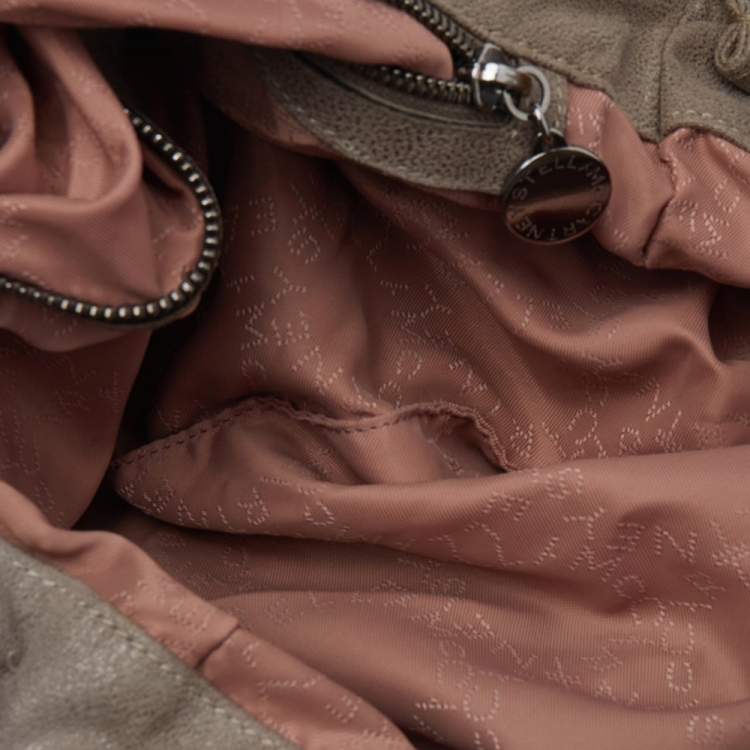 Pre Owned Stella McCartney Beige Faux Suede Falabella Tote