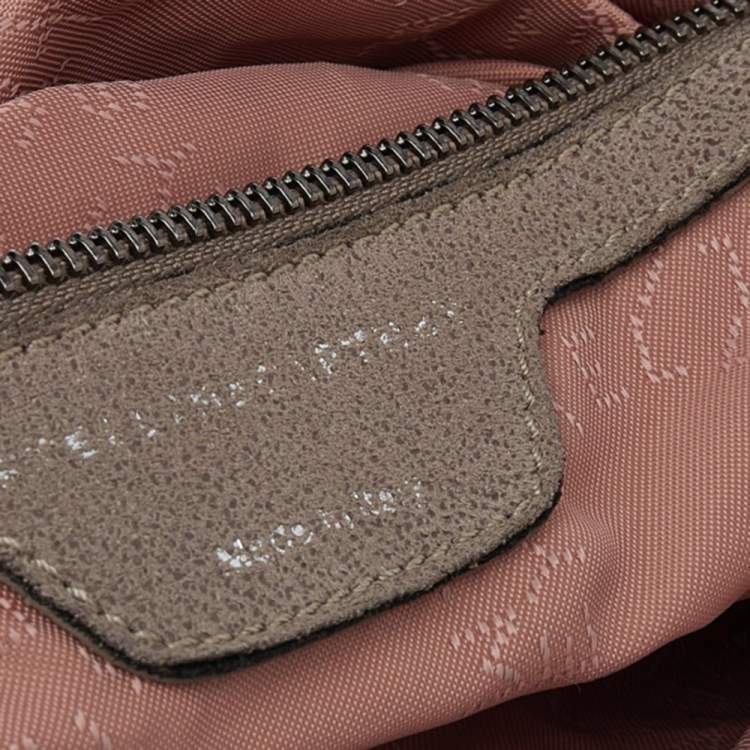 Pre Owned Stella McCartney Beige Faux Suede Falabella Tote