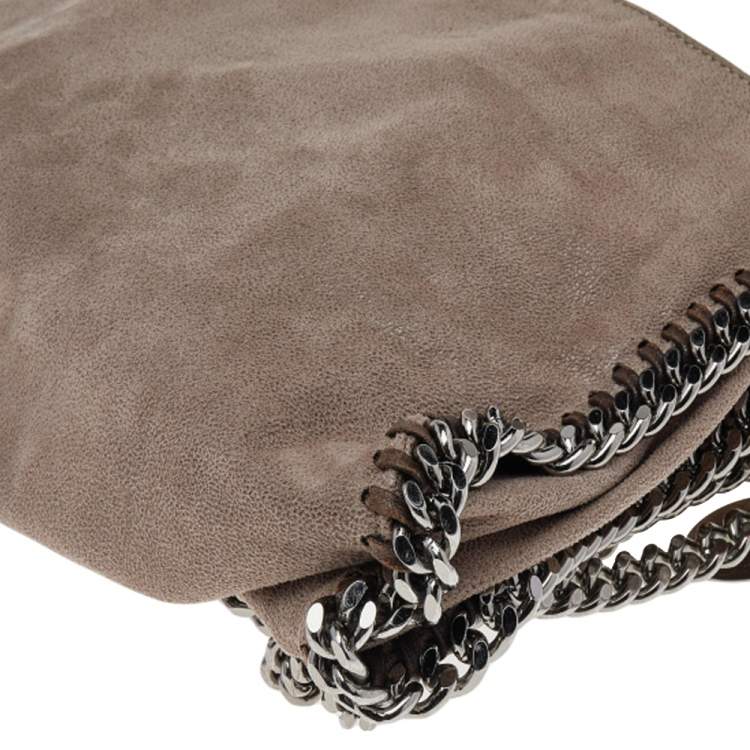 Pre Owned Stella McCartney Beige Faux Suede Falabella Tote