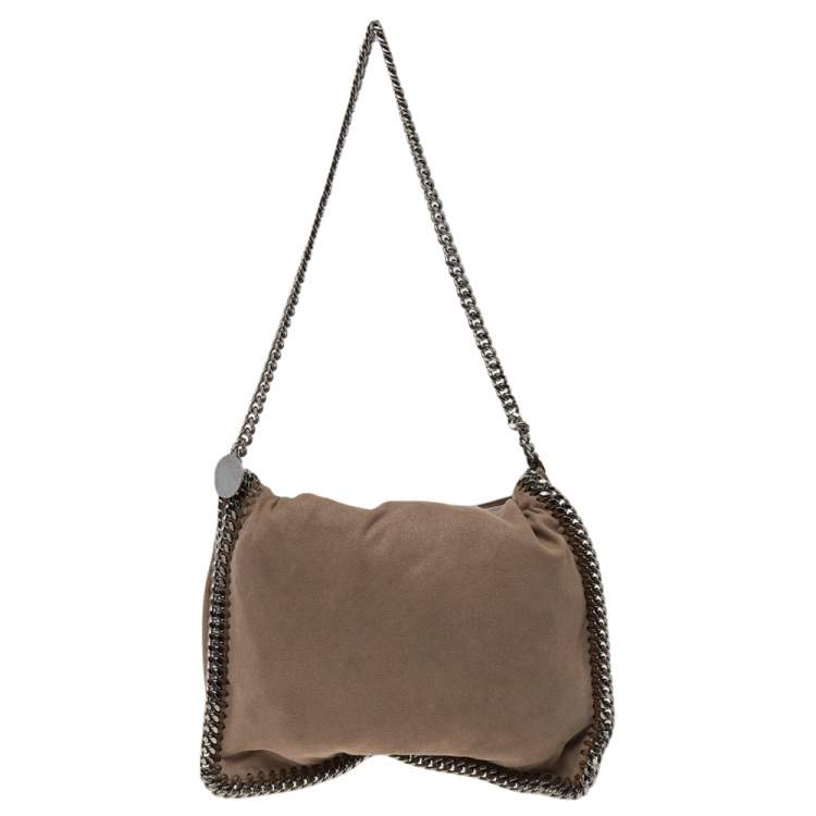 Pre Owned Stella McCartney Beige Faux Suede Falabella Tote