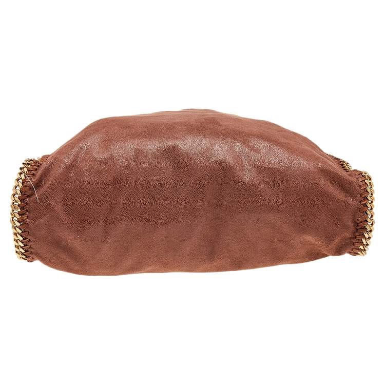 مملوكة مسبقًا Stella McCartney Brown Faux Suede Large Falabella Tote