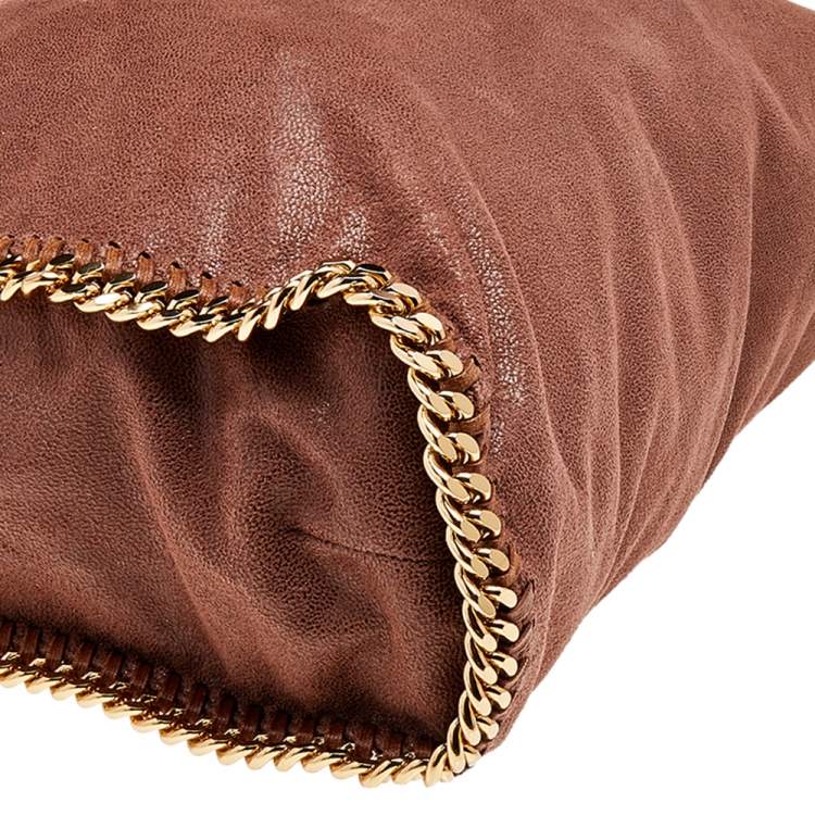 مملوكة مسبقًا Stella McCartney Brown Faux Suede Large Falabella Tote