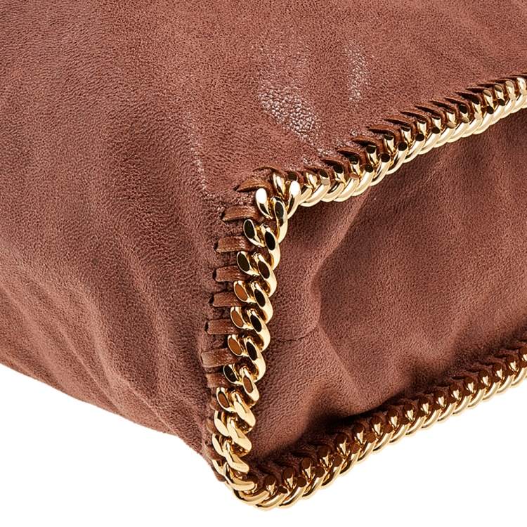 مملوكة مسبقًا Stella McCartney Brown Faux Suede Large Falabella Tote