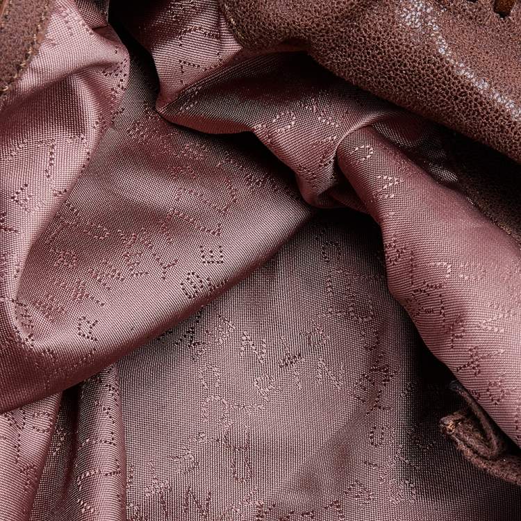 مملوكة مسبقًا Stella McCartney Brown Faux Suede Large Falabella Tote