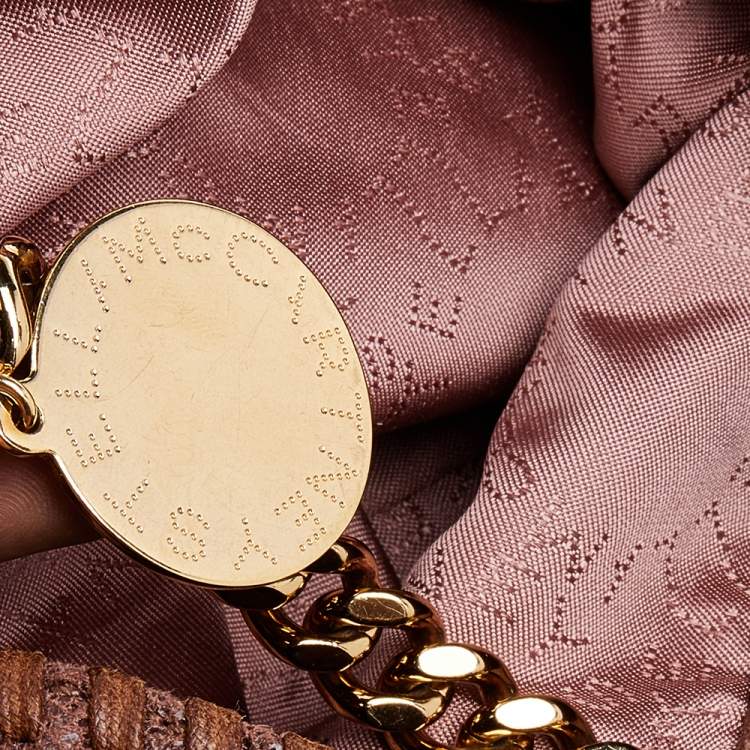 مملوكة مسبقًا Stella McCartney Brown Faux Suede Large Falabella Tote