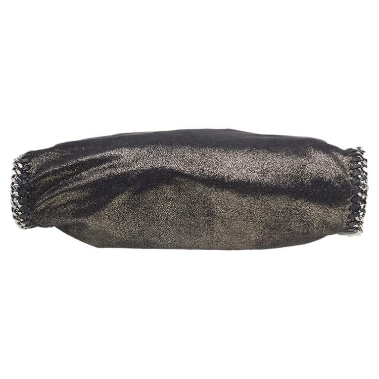 Pre Owned Stella McCartney Black Faux Leather Small Falabella Tote