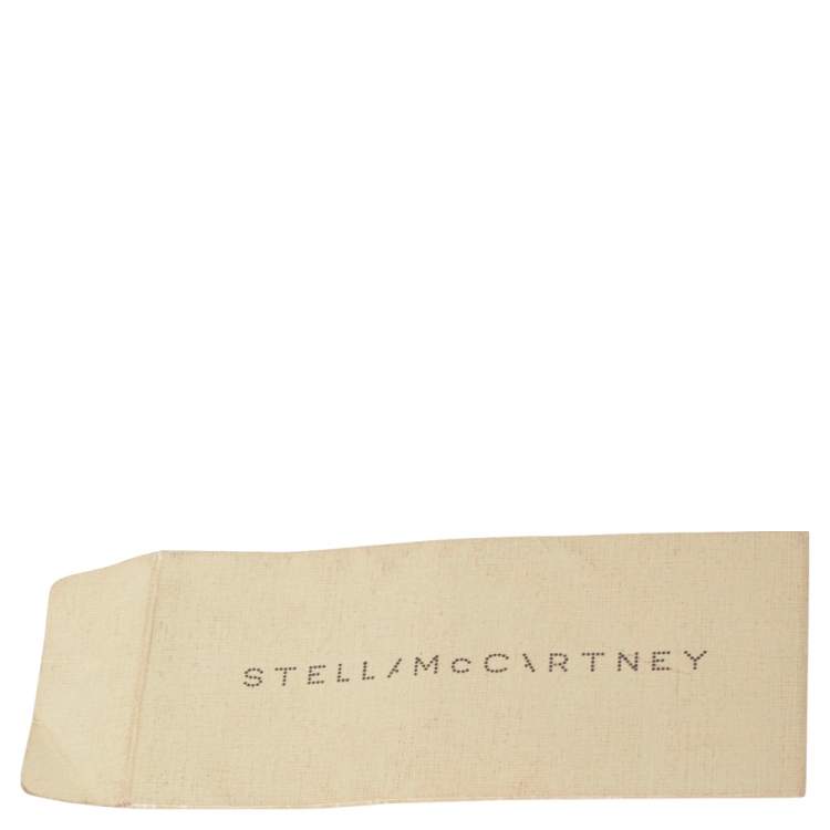 Pre Owned Stella McCartney Gold Faux Suede Small Falabella Tote