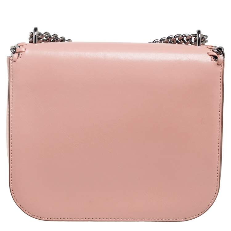 Pre Owned Stella McCartney Beige Faux Leather Falabella Box Shoulder Bag