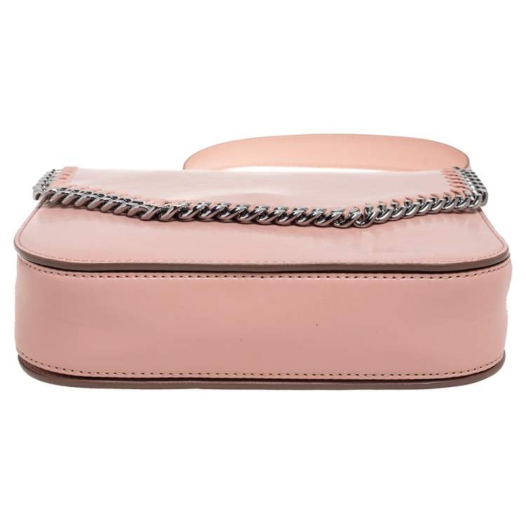 Pre Owned Stella McCartney Beige Faux Leather Falabella Box Shoulder Bag