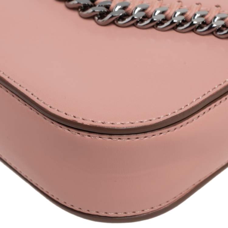 Pre Owned Stella McCartney Beige Faux Leather Falabella Box Shoulder Bag