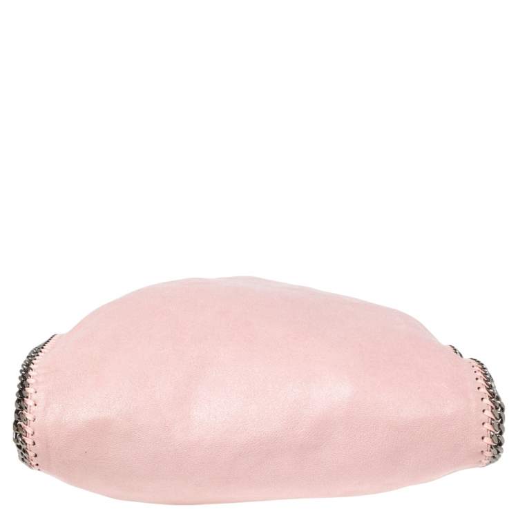 Pre Owned Stella McCartney Light Pink Faux Leather Small Falabella Tote