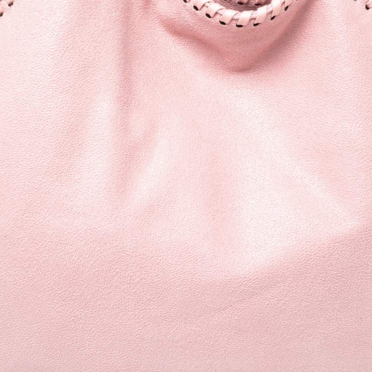 Pre Owned Stella McCartney Light Pink Faux Leather Small Falabella Tote